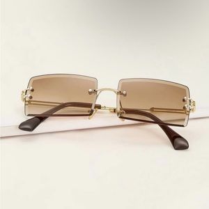 🛍️SHEIN rimless square frame glasses